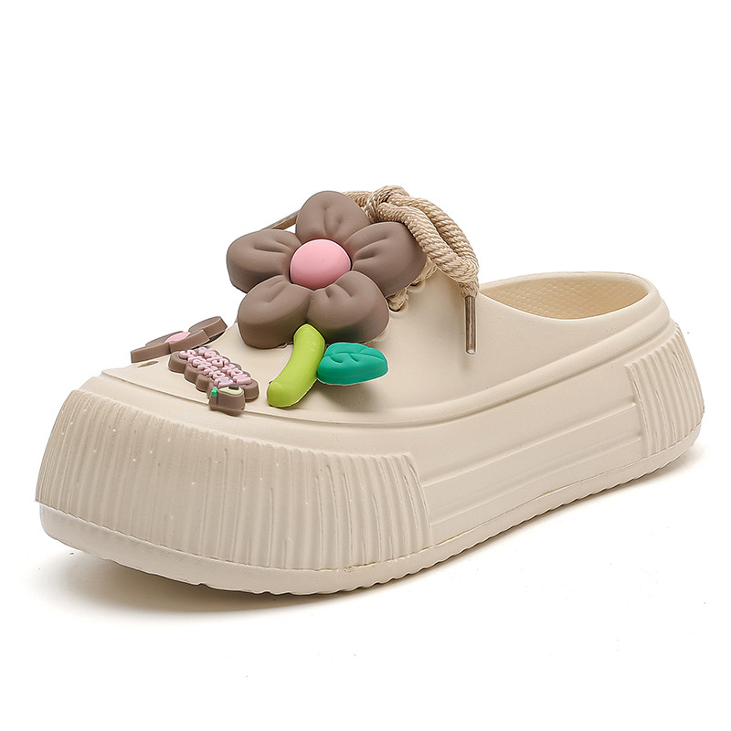 💖2025 HOT SALE 50% OFF🌈Women’s Breathable Slippers with Flower Decoration🌴