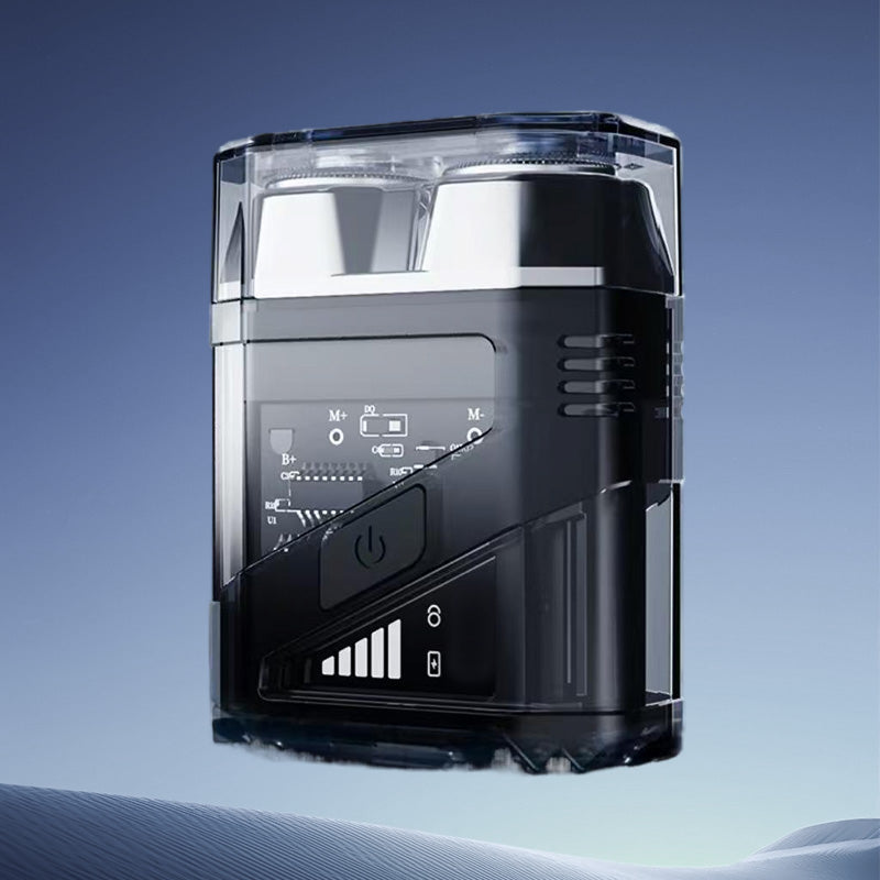Transparent Mini Electric Shaver - IPX7 Waterproof