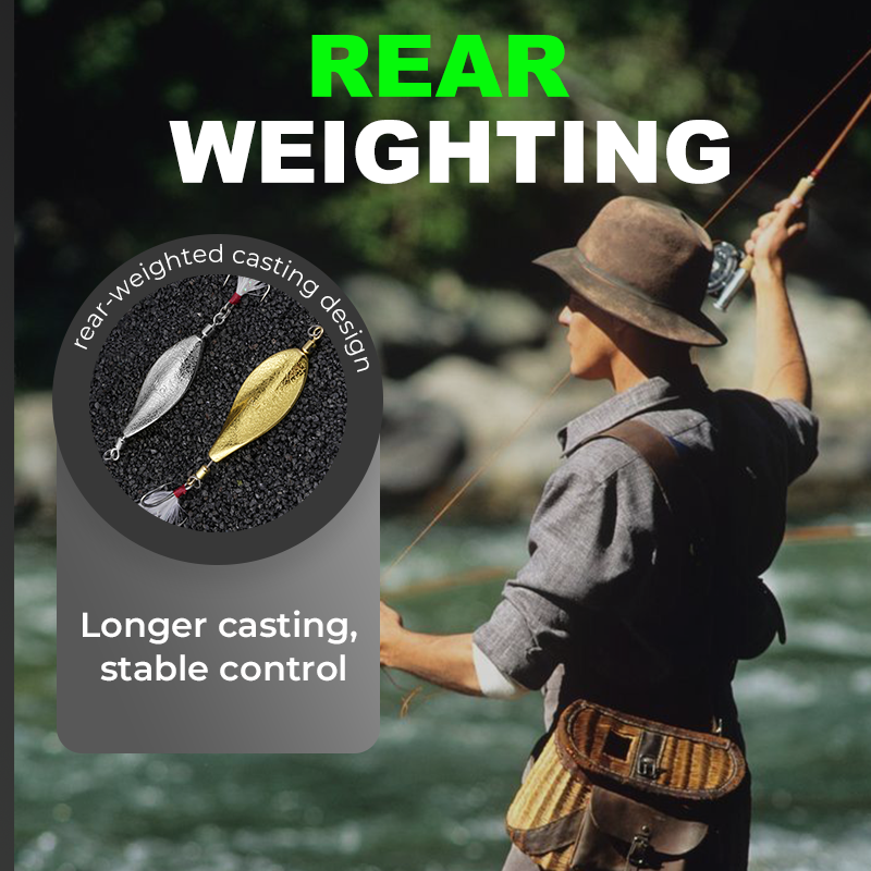 360° Rotation Fishing Lure with Sharp Feather Hook