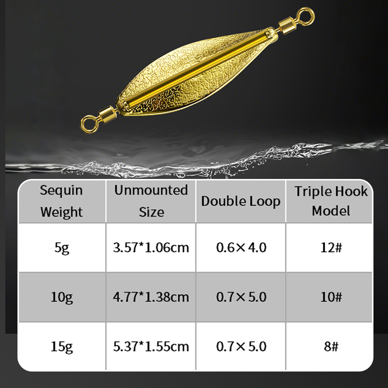 360° Rotation Fishing Lure with Sharp Feather Hook