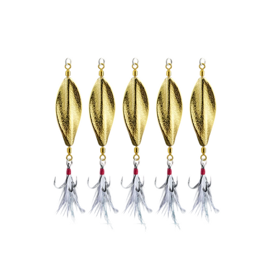 360° Rotation Fishing Lure with Sharp Feather Hook