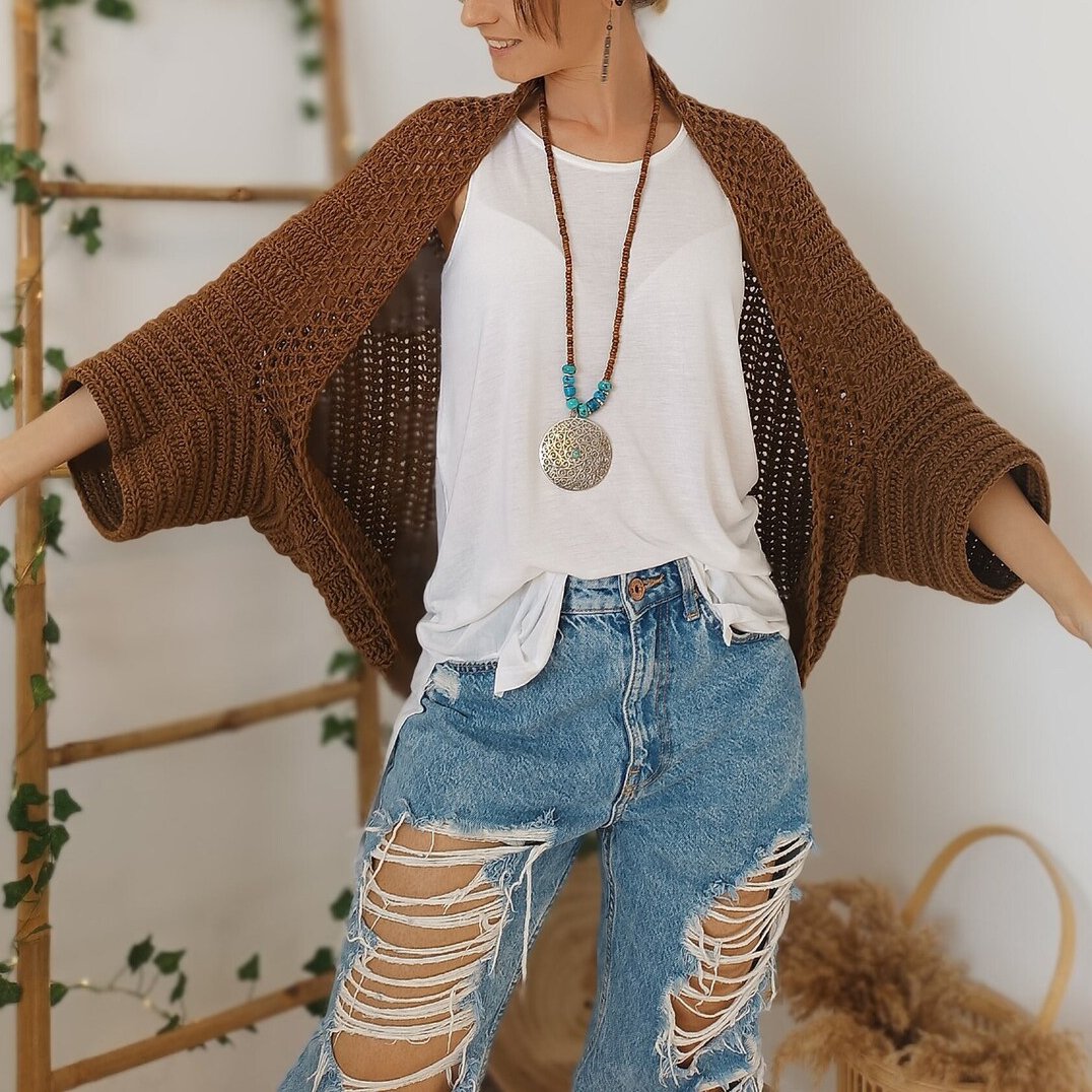 🍂Autumn Sale - 50% Off!💕🧶Women's Knitted Cocoon Shawl🧣