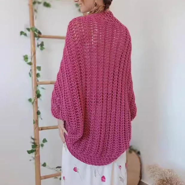 🍂Autumn Sale - 50% Off!💕🧶Women's Knitted Cocoon Shawl🧣