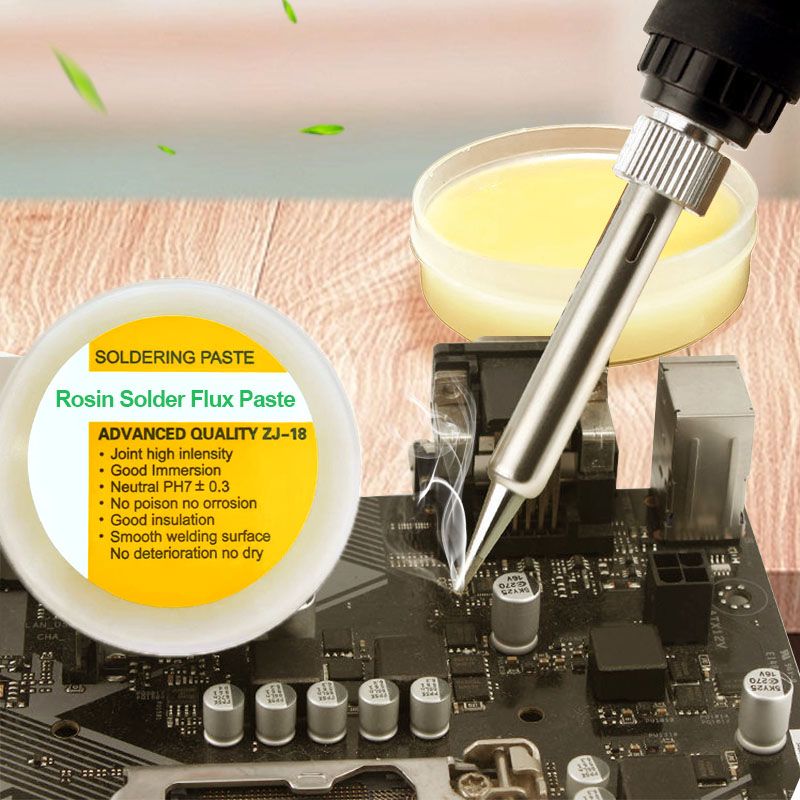 🔧 BUY 1 GET 1 FREE! ✨Rosin Solder Flux Paste - Ensures Clean & Smooth Soldering, Non-Corrosive & Easy to Apply for Electronics Repair 💻📦