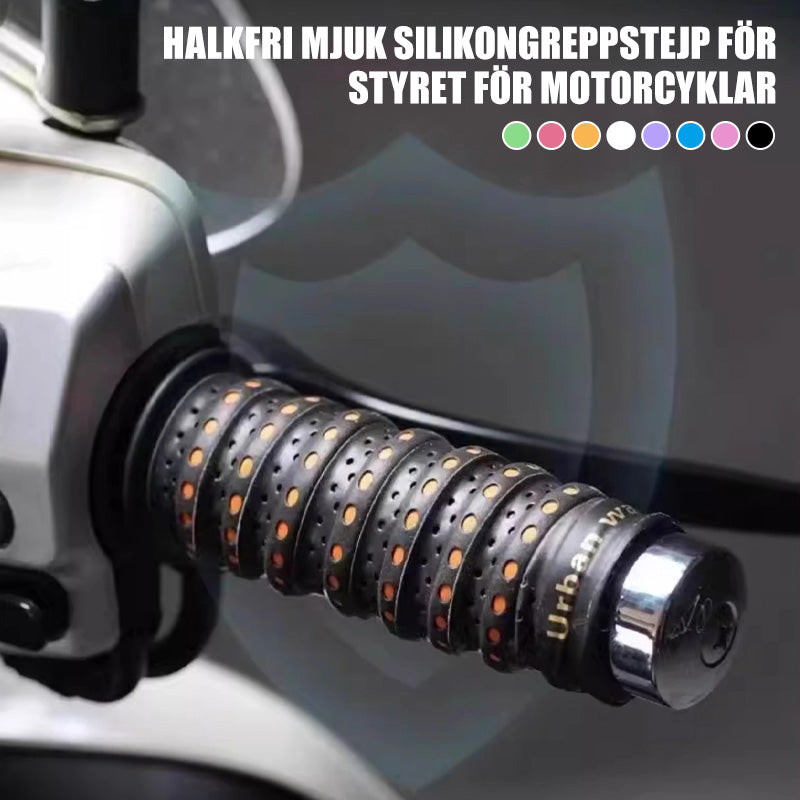 🏍️ BUY 1 GET 1 FREE! ✨ Non-slip Soft Silicone Grip Tape for Motorcycle Handlebars - Enhanced Control & Vibration Absorption for Safe Riding 🛡️🧤