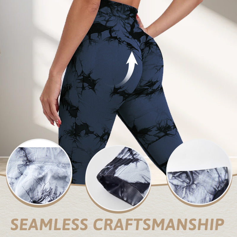 💖LAST DAY PROMOTION - 50%OFF 💖 Women's Trendy Tie-Dye Tummy Control Yoga Legging