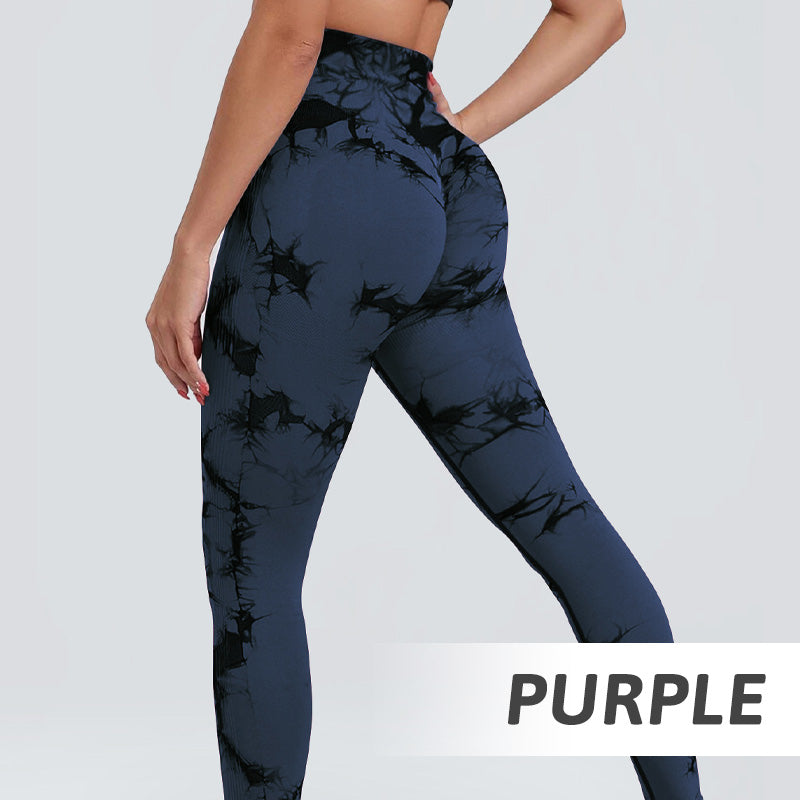💖LAST DAY PROMOTION - 50%OFF 💖 Women's Trendy Tie-Dye Tummy Control Yoga Legging