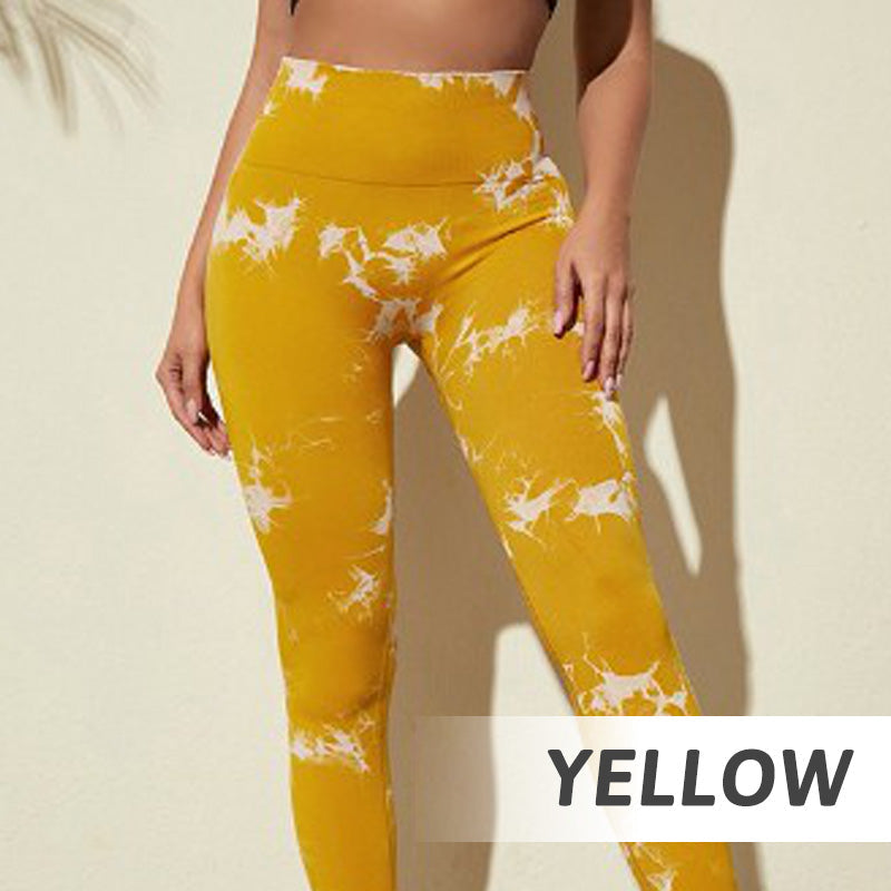 💖LAST DAY PROMOTION - 50%OFF 💖 Women's Trendy Tie-Dye Tummy Control Yoga Legging