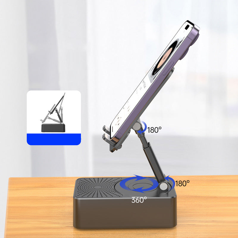 🎁Gift Choice - 3 in1 - Wireless Bluetooth Speaker, Charging Station, Phone Stand