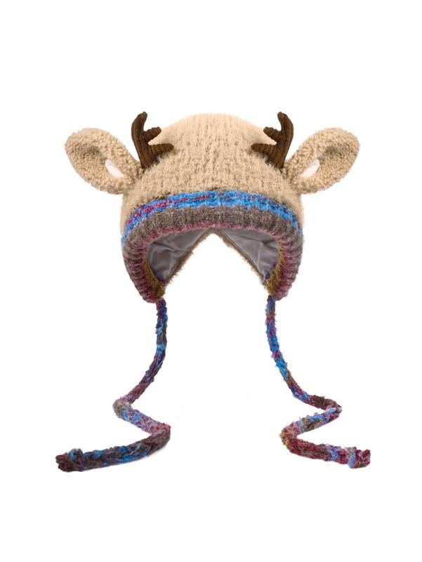🎁🦌Original design Festive Christmas Antler Hat🧶