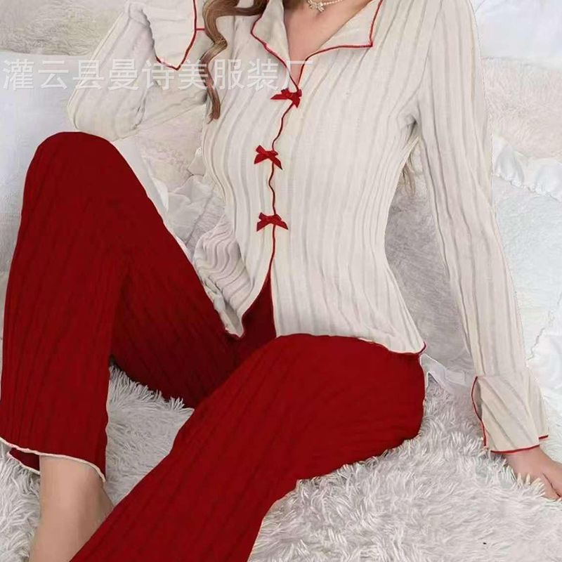 🔥Hot Sale Now! Ribbed Knit Pajamas 💥Direct 50% Off, This Deal is Epic!