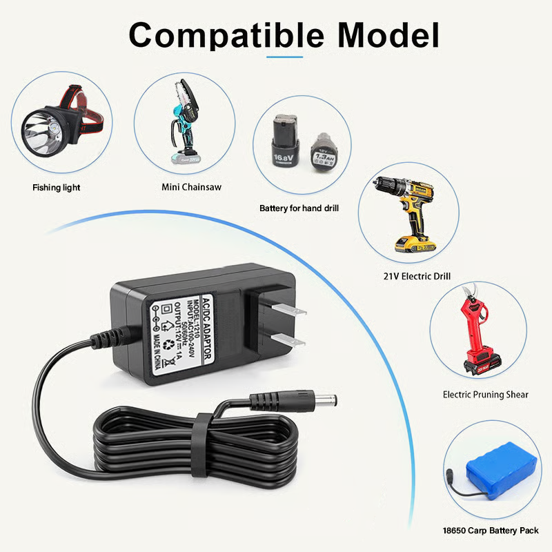 🔋 BUY 2 GET 1 FREE! ⚡ Universal High-Efficiency Lithium Battery Charger Adapter – Fast Charging, Overcharge Protection & LED Indicator 🔌