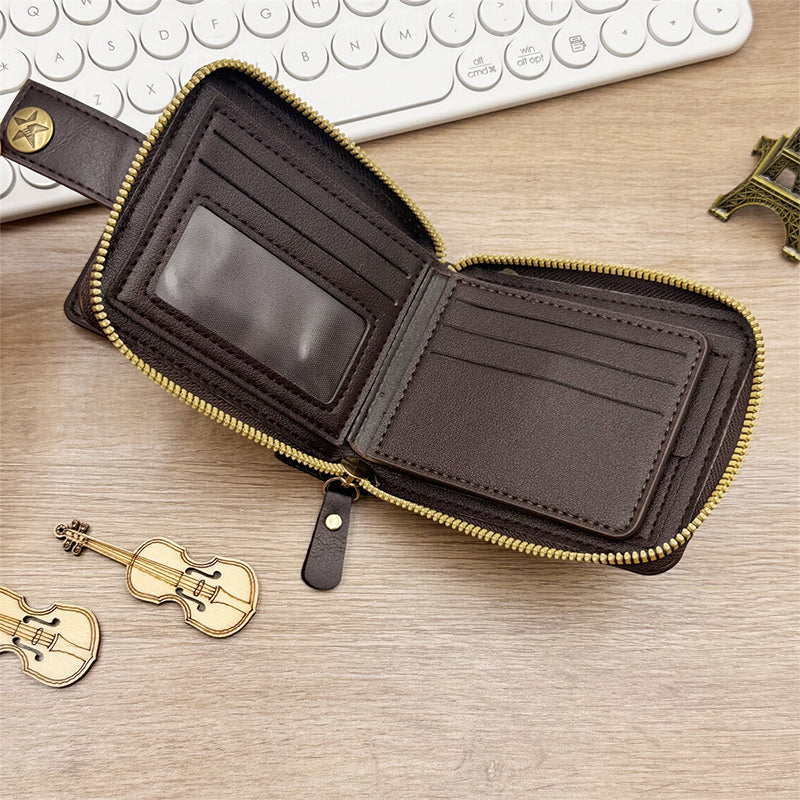 🎁New Year Special Offer🎁 Men's Vintage Style Zipper Wallet