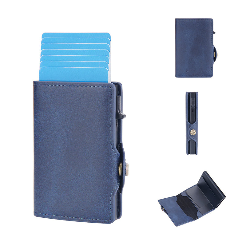 Pop-Up Card Holder with Anti-Degaussing Technology
