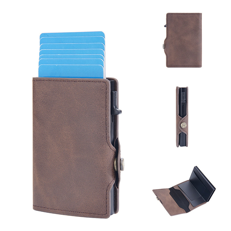 Pop-Up Card Holder with Anti-Degaussing Technology