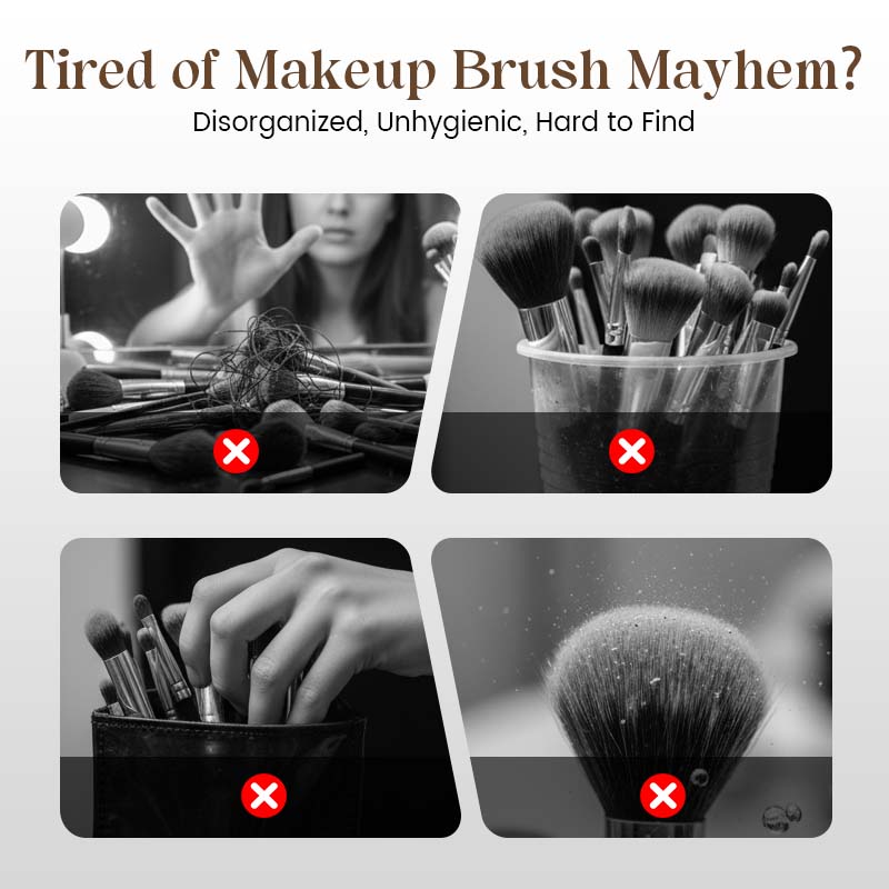 Lifting Makeup Brush Holder