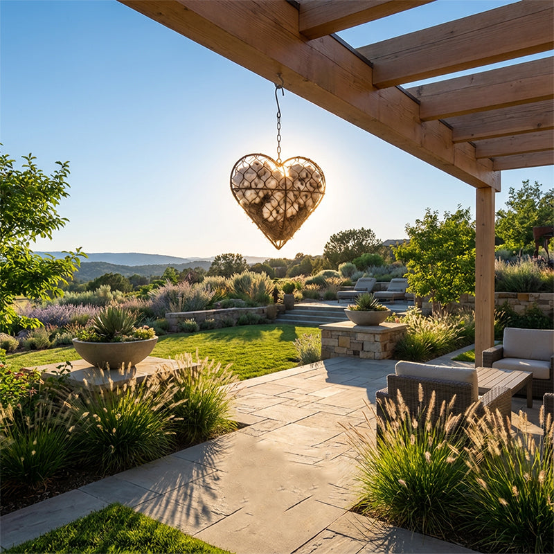 Handmade Bird Nesting Heart