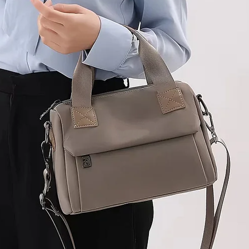 Women's Multi-Pocket Nylon Crossbody Bag