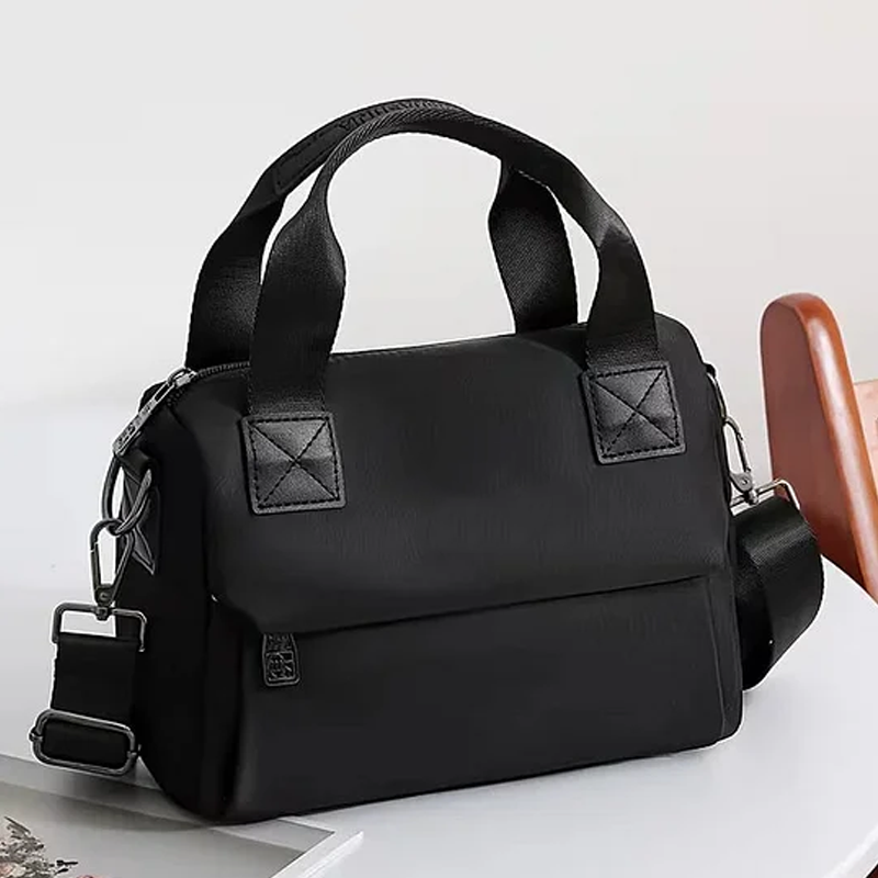 Women's Multi-Pocket Nylon Crossbody Bag