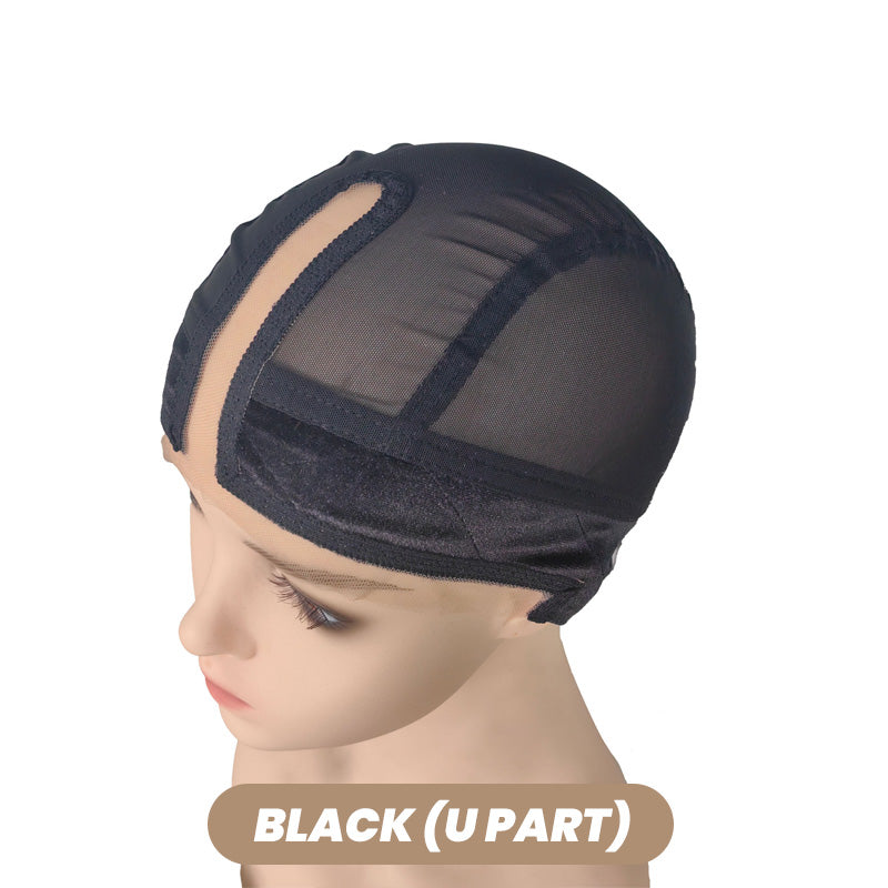 4*5 Inch U Part Mesh Stretch Weaving Wig Cap