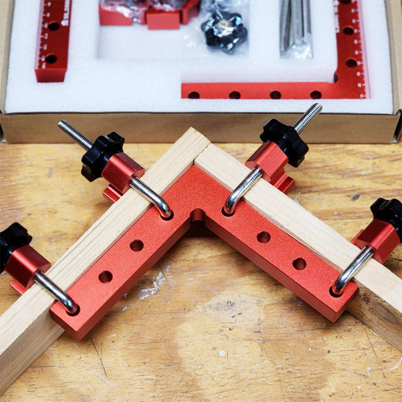 🥳2026 HOT SALE🥳Durable Precision Positioning Clamping Squares Set – Aircraft-Grade Aluminum, Perfect 90° Angles in Seconds