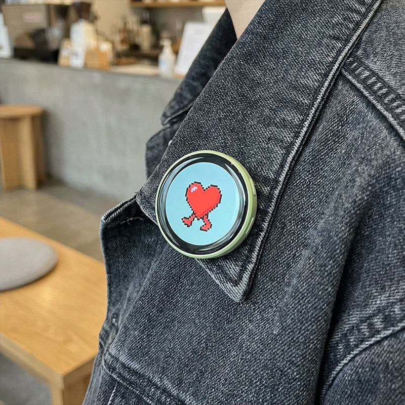 Smart Digital Display Badge with Touchscreen