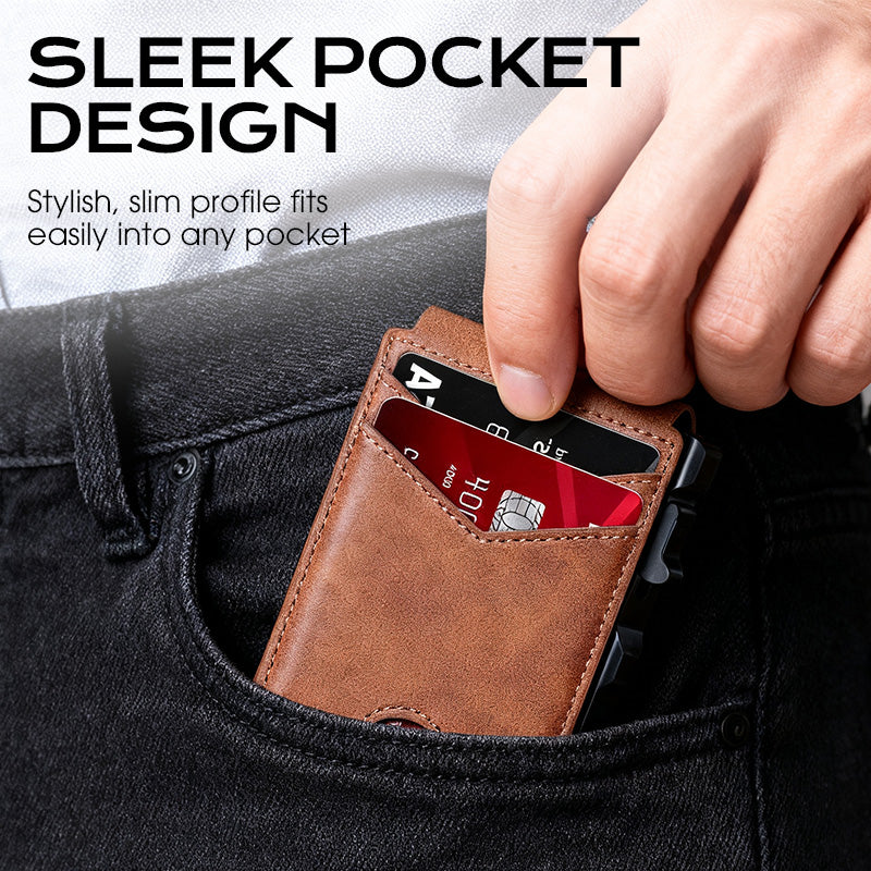 Secure Quick-Access Pop-Up Tracker Wallet
