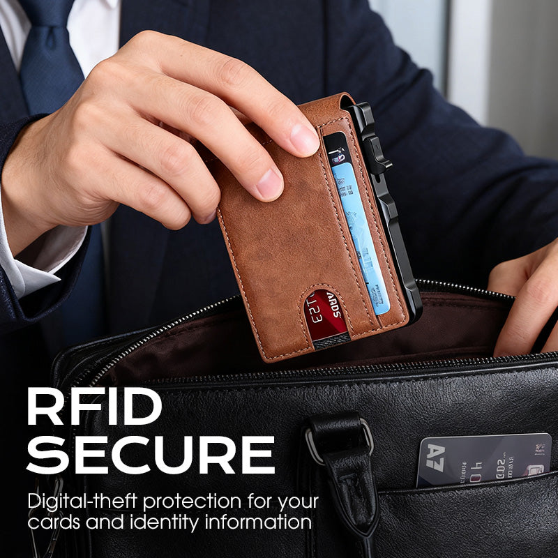 Secure Quick-Access Pop-Up Tracker Wallet