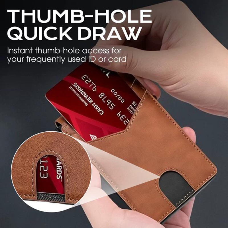 Secure Quick-Access Pop-Up Tracker Wallet