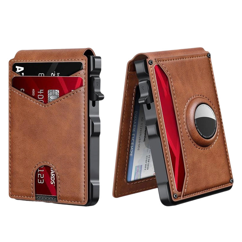 Secure Quick-Access Pop-Up Tracker Wallet