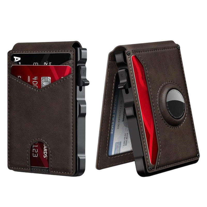 Secure Quick-Access Pop-Up Tracker Wallet