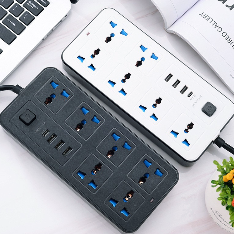 Multi-Outlet Power Strip with Extension Cord