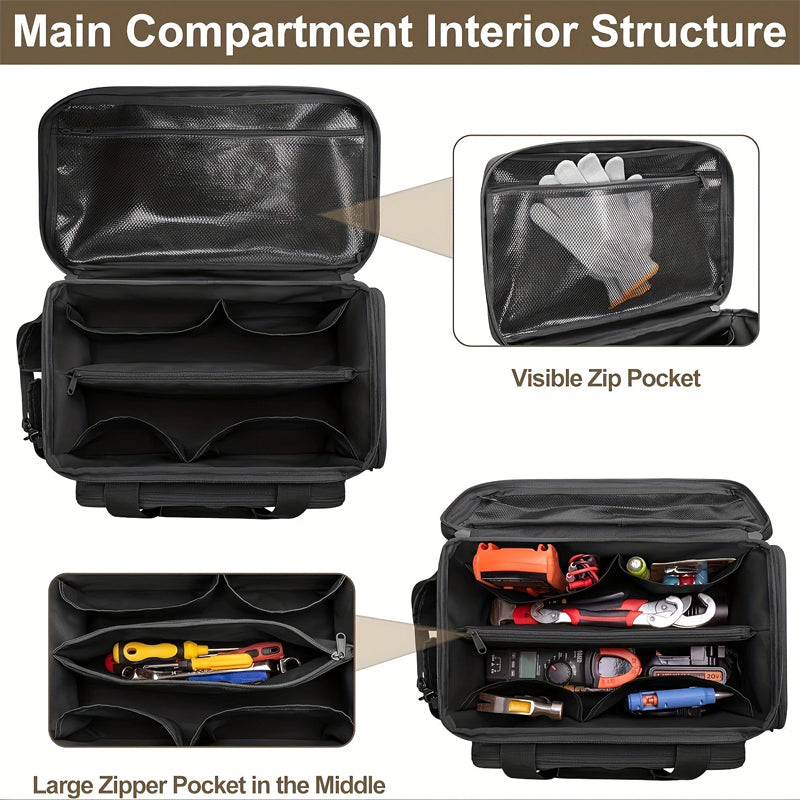 🔥Hot sale 50% OFF🔥14-Inch Heavy-Duty Canvas Tool Bag