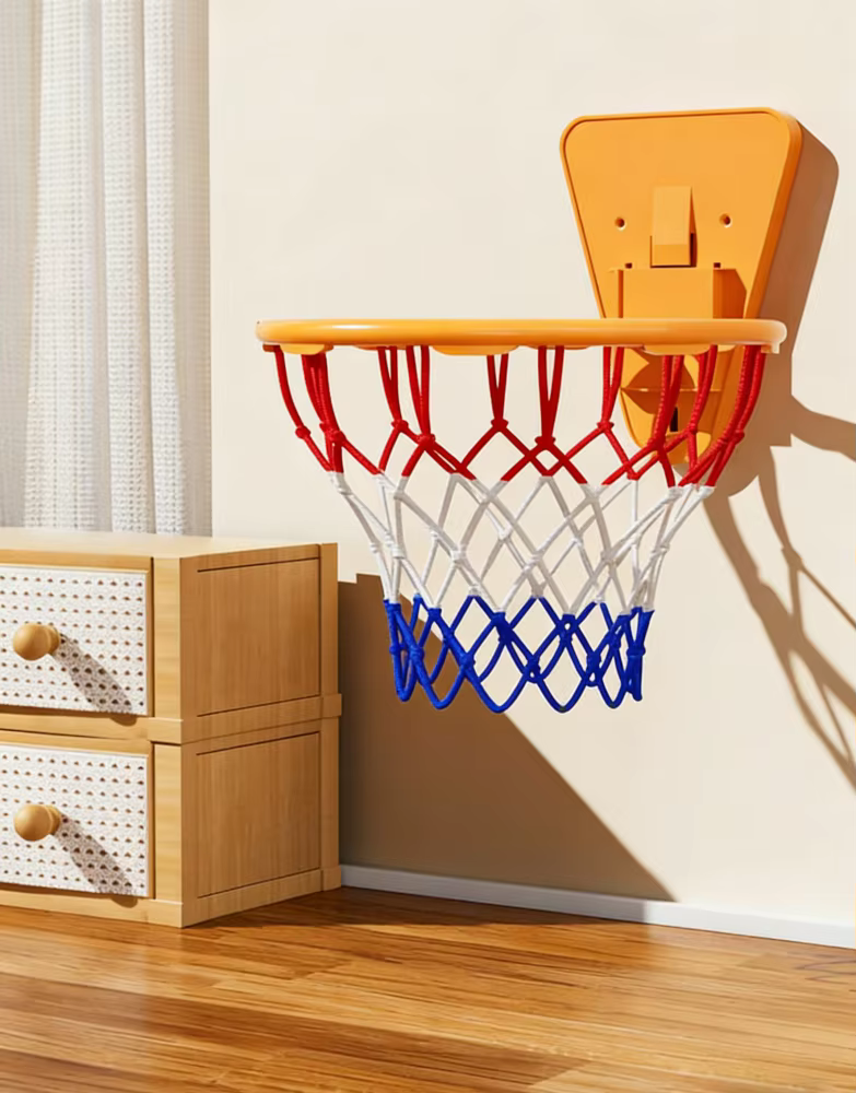 🏀Wall-Mounted Indoor/Outdoor Self-Adhesive Plastic Portable Basketball Hoop with Accessories