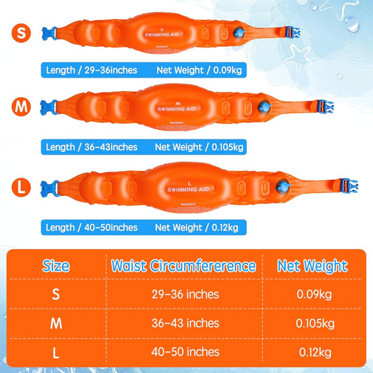 Swim Float Belt - Pool Float Swimming Training Aid Buoyancy Waist Belts Kids And Adults