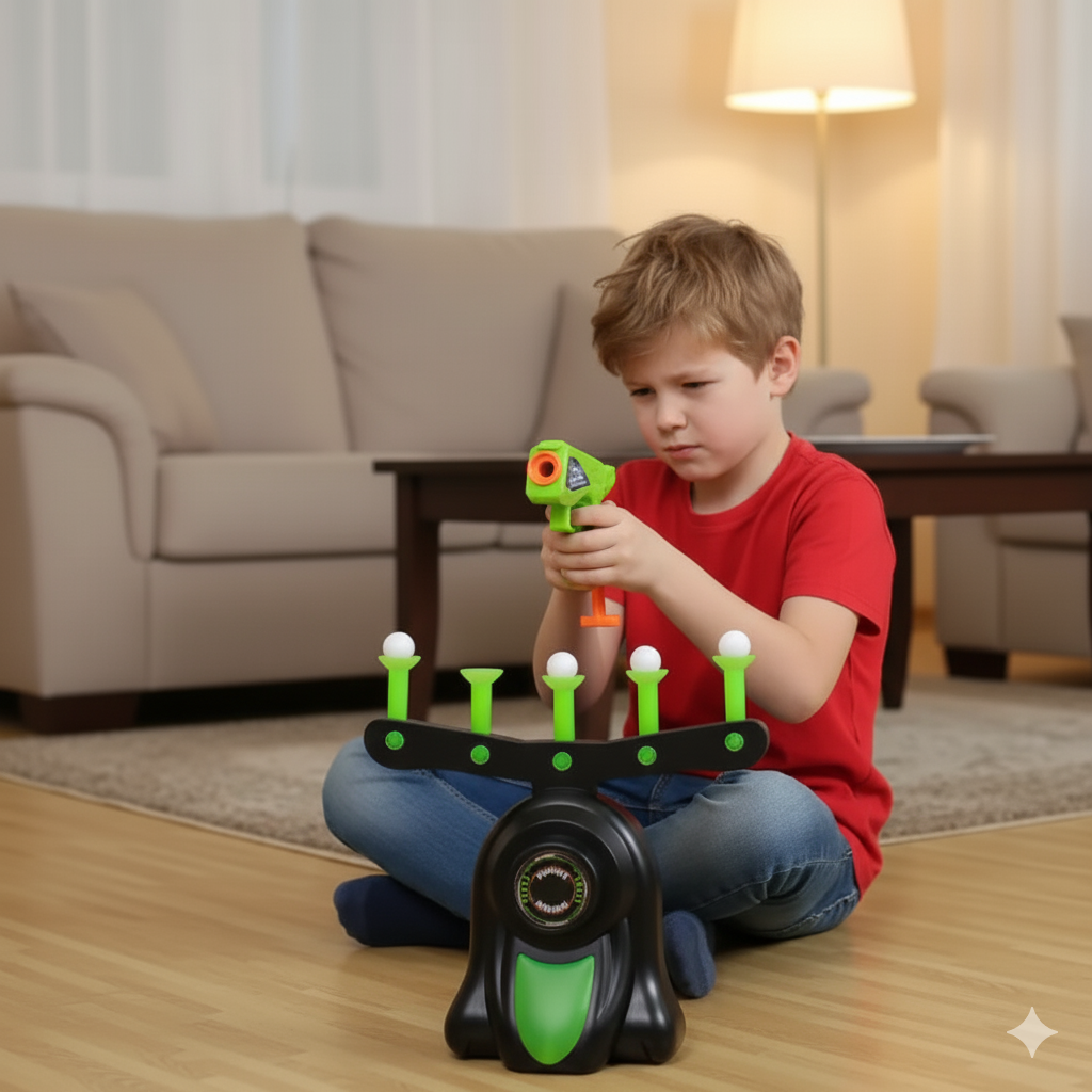 Floating balls - target shooting toy