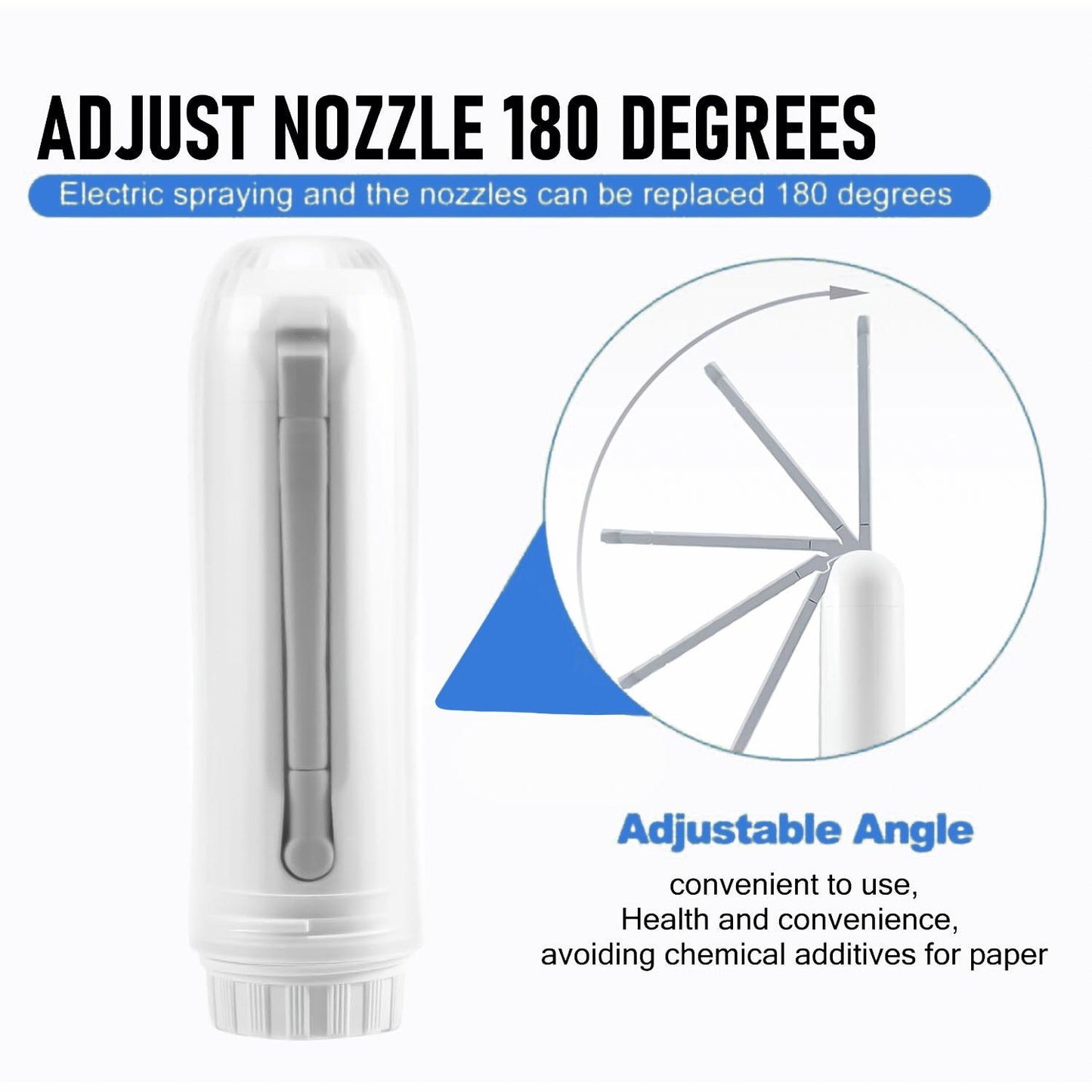 Electric Portable Bidet - Automatic Bidet Sprayer Travel Shower Spray Travel Cleaning