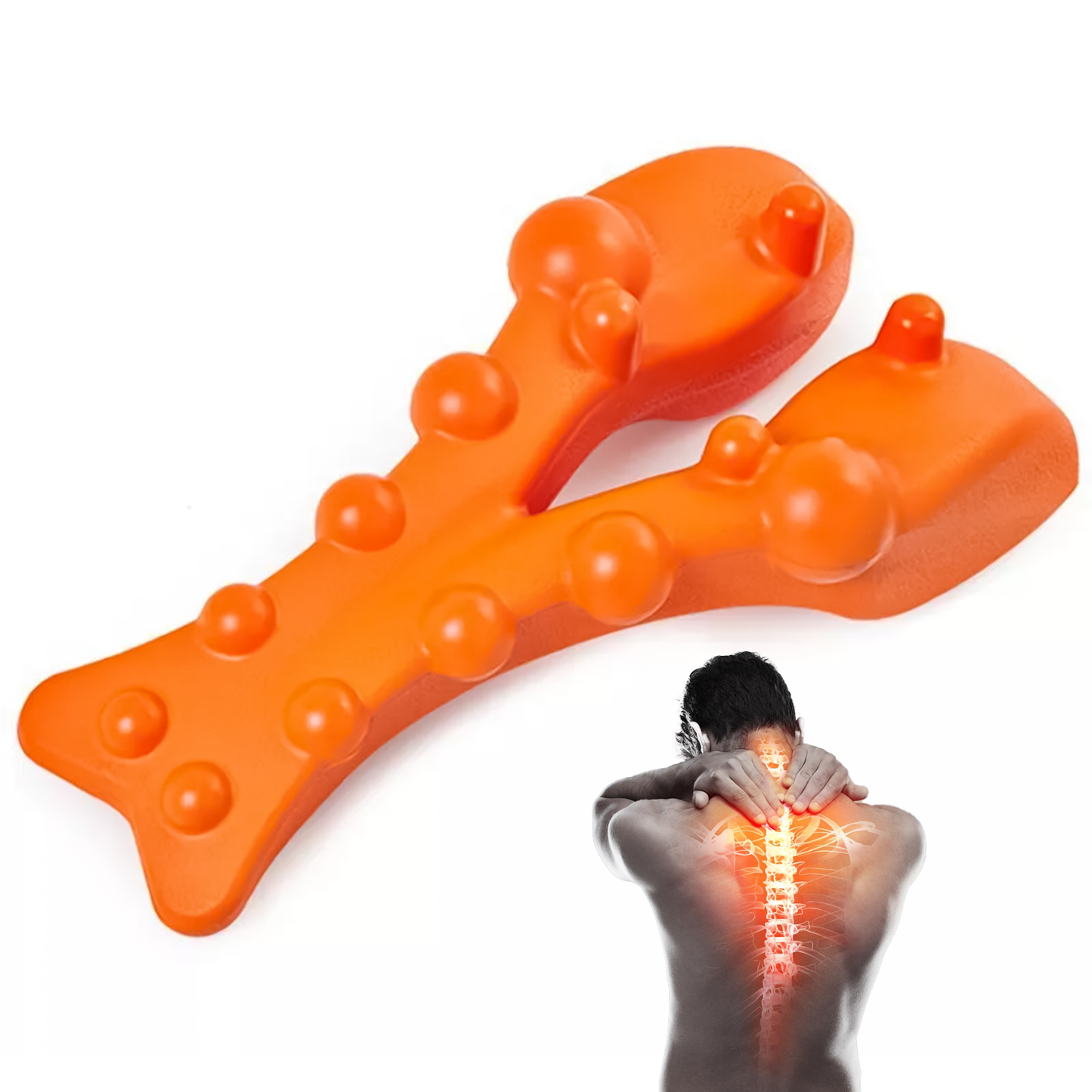 Trigger Point Massage Tool – Relieves Muscle Tension & Reduces Fatigue for Back & Neck