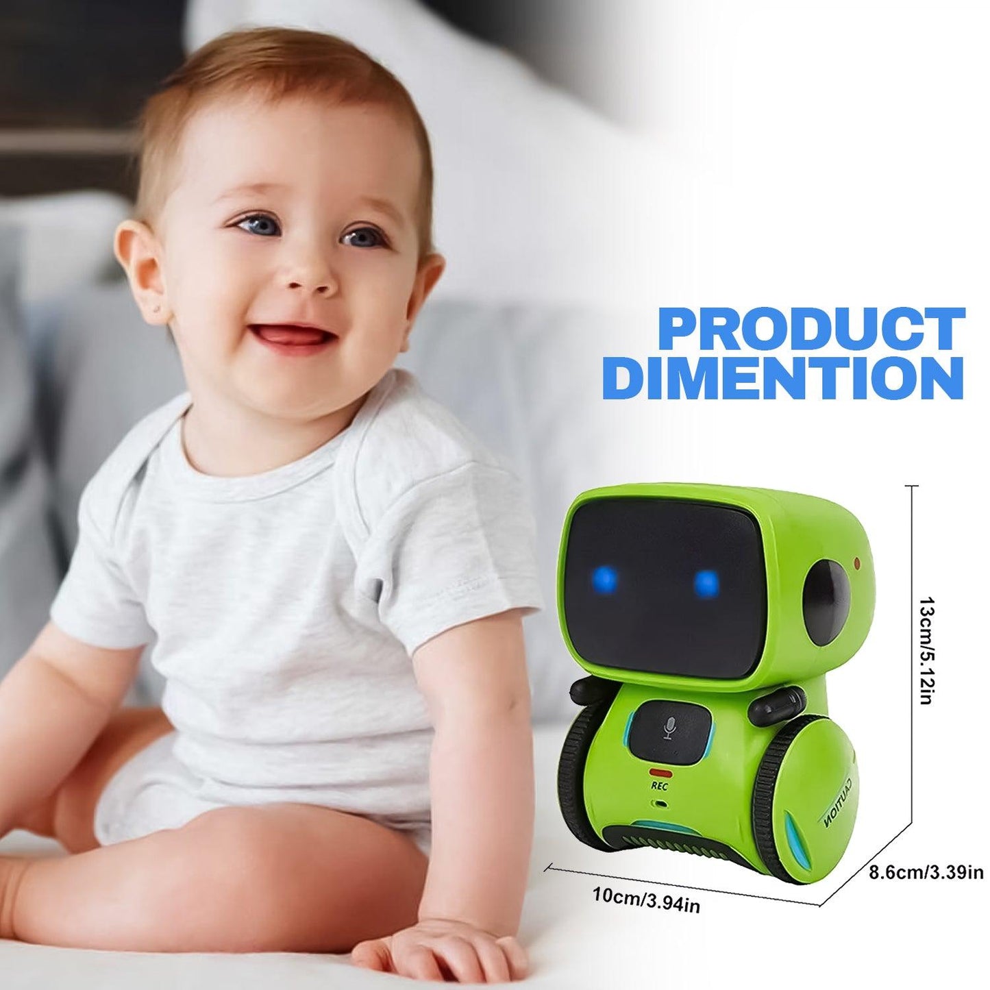 Voice Command Robot - Intelligent Voice Control Kids Robot Smart Action Dancing Gesture Sensor Toy