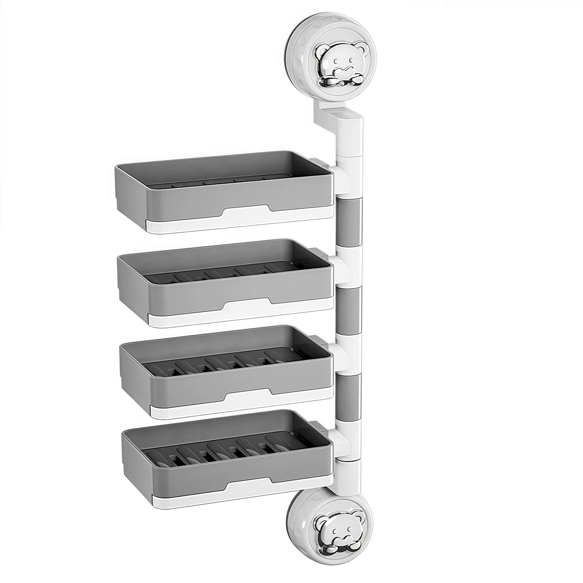 Wall-Mounted Multi-Layer Soap Dish Holder