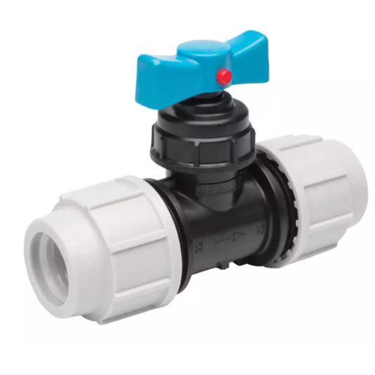 Water Stop Valve – Brass Shut Off Valve for Garden Hose, Pipe, or Tap Connection