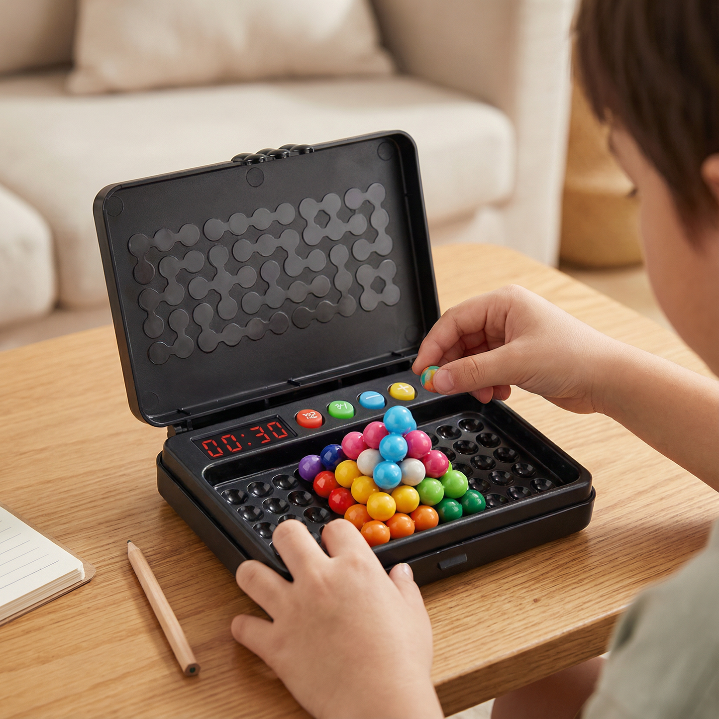 Smart Kids Brain Game – 500 Logic Puzzles with Timer