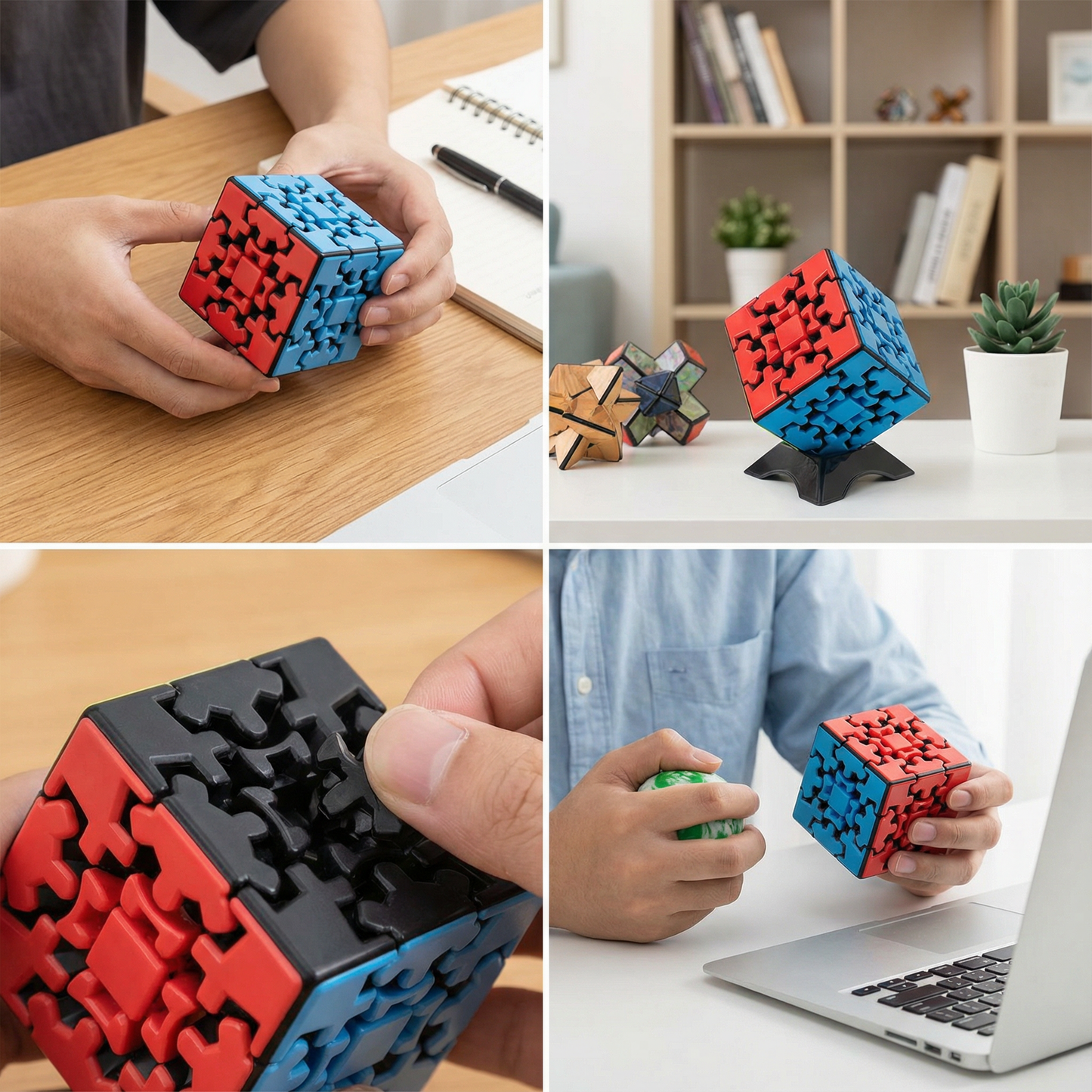 Gear Magic Cube 3×3×3 – Mechanical Puzzle Game